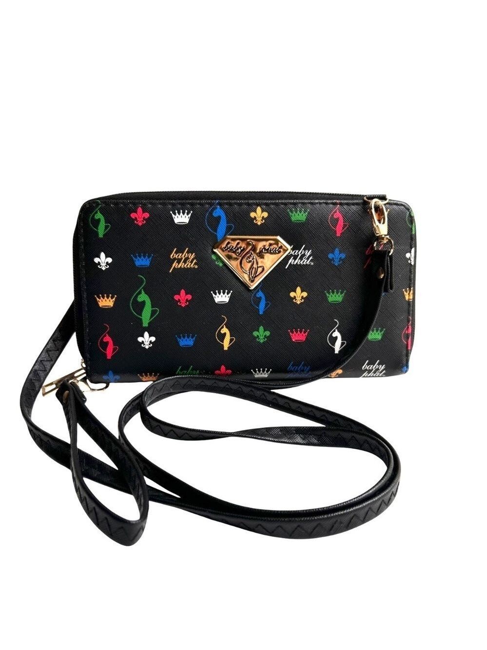 Baby Phat Signature Crossbody Wristlet Wallet NWOT